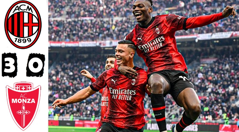 AC Milan zegeviert met 3-0: Masterclass overwinning op Monza