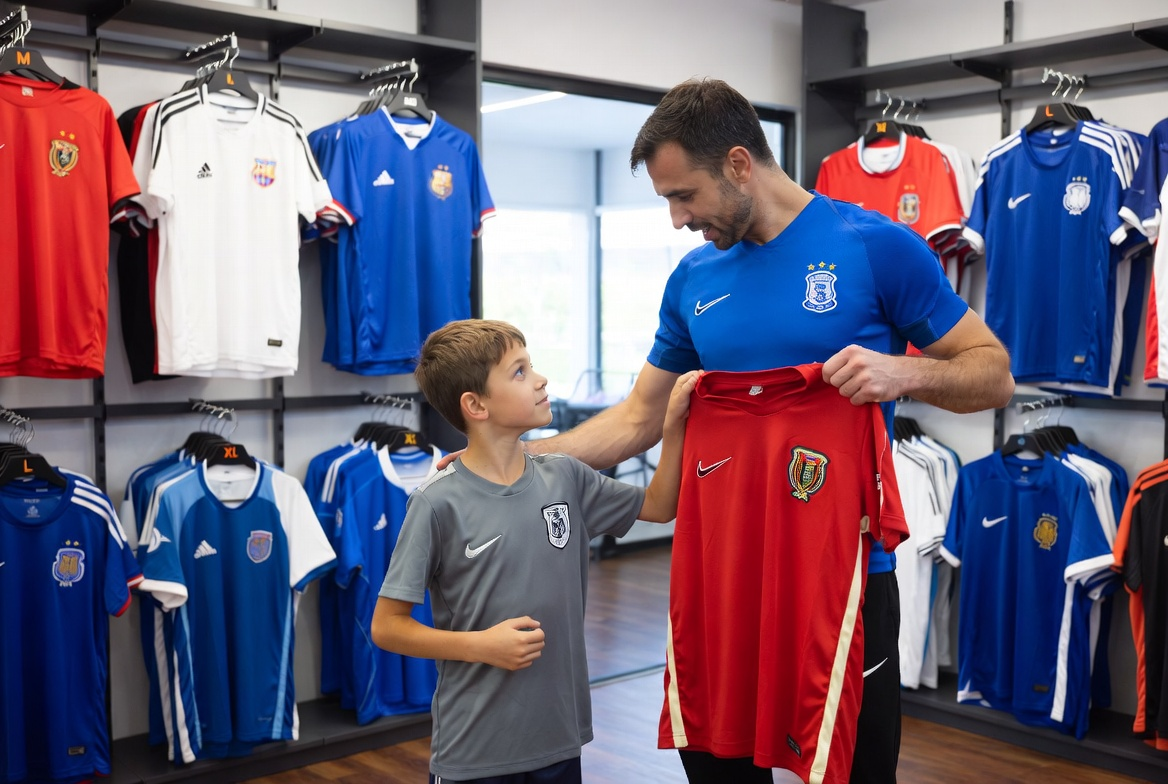 Hoe kies je de juiste maat voetbalshirt voor volwassenen en kinderen?